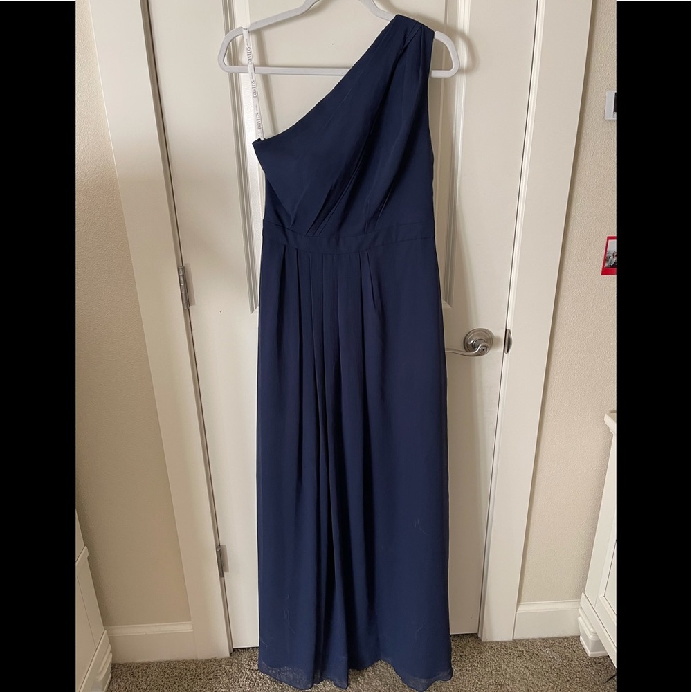 Bridesmaids Dress Navy Floor Length